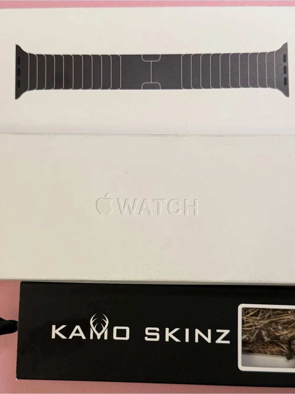 Apple Watch 11 GPS 46mm Jet Black aluminum, Link Bracelet, REALTREE Camo band